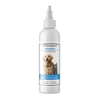 Vet Classics RefreshEar ear cleansing solution bottle