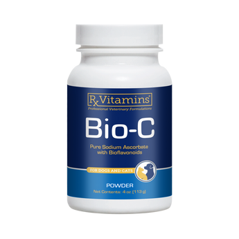 Vitamin supplement bottle labeled 'Bio-C' by Rx Vitamins