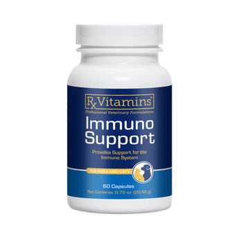 Vitamins supplement bottle labeled 'Immuno Support'