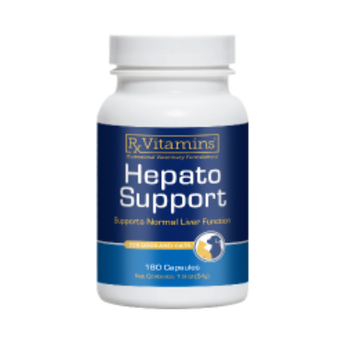 Bottle of R-Vitamins Hepato Support capsules