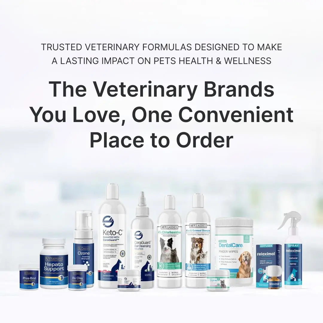 Collection of veterinary health products