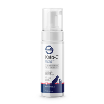 Keto-C medicated mousse bottle