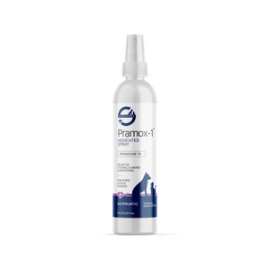 Pramox-1 medicated spray bottle