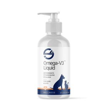 Bottle of Omega-V3 Liquid for pets