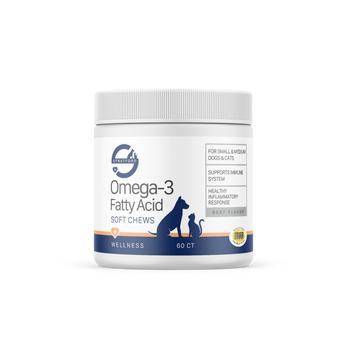 Omega-3 fatty acid soft chews for pets