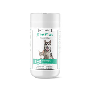 Vet Classics K Hex Wipes container 