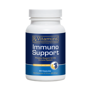 Vitamins supplement bottle labeled 'Immuno Support'