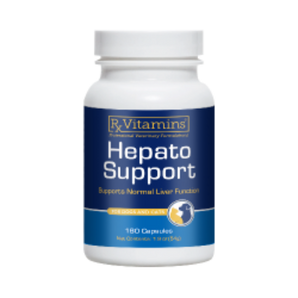 Bottle of R-Vitamins Hepato Support capsules 